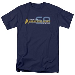 Star Trek - I Survived Adult T-Shirt In Navy