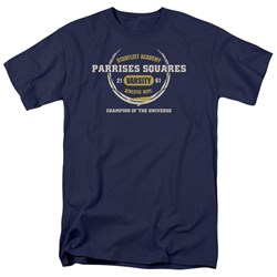 Star Trek - Parrises Squares Adult T-Shirt In Navy
