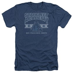 Star Trek - Mens Starfleet Academy Earth T-Shirt In Navy