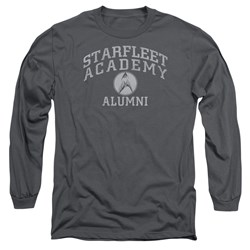 Star Trek - Mens Alumni Long Sleeve Shirt In Charcoal
