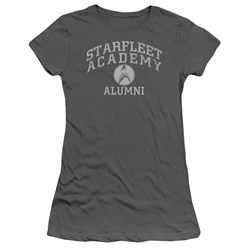 Star Trek - Alumni Juniors T-Shirt In Charcoal