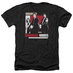 Criminal Minds - Mens Guns Drawn Heather T-Shirt