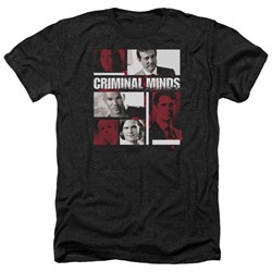 Criminal Minds - Mens Character Boxes Heather T-Shirt