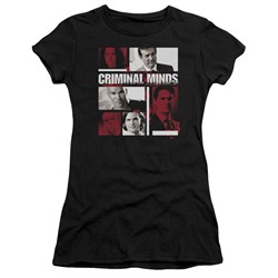 Criminal Minds - Character Boxes Juniors T-Shirt In Black
