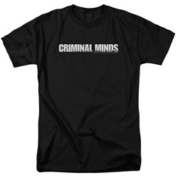 Criminal Minds - Criminal Minds Logo Adult T-Shirt In Black