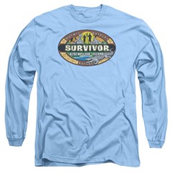 Survivor - Mens Redemption Island Long Sleeve Shirt In Carolina Blue