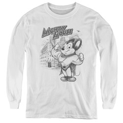 Mighty Mouse - Youth Protect And Serve Long Sleeve T-Shirt