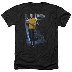 Star Trek - Mens Galactic Kirk Heather T-Shirt