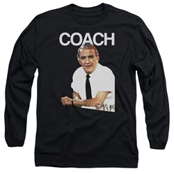 Cheers - Mens Coach Long Sleeve Shirt In Black