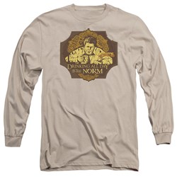 Cheers - Mens The Norm Long Sleeve Shirt In Sand