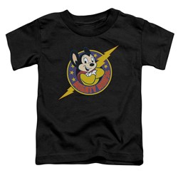 Mighty Mouse - Toddler Mighty Hero T-Shirt In Black