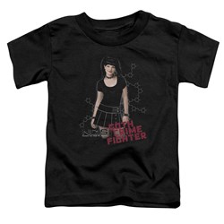 Ncis - Toddler Goth Crime Fighter T-Shirt In Black