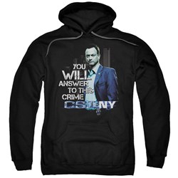 Csi Ny - Mens You Will Answer Hoodie