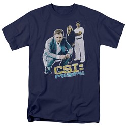 Csi: Miami - Mens Perspective T-Shirt In Navy