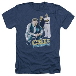 Csi: Miami - Mens In Perspective T-Shirt In Navy