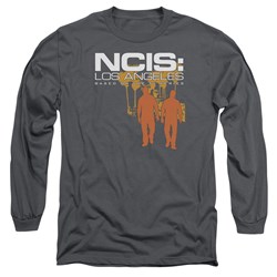 Ncis:La - Mens Slow Walk Long Sleeve Shirt In Charcoal