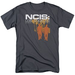 Ncis:La - Mens Slow Walk T-Shirt In Charcoal
