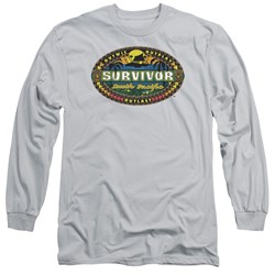 Survivor - Mens South Pacific Long Sleeve Shirt In Silver