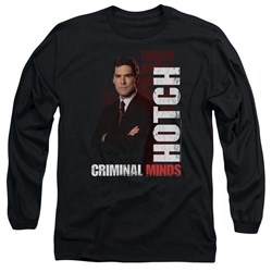 Criminal Minds - Mens Hotch Long Sleeve Shirt In Black