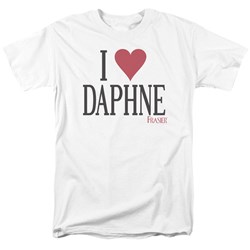Frasier - Mens I Heart Daphne T-Shirt In White