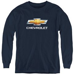 Chevrolet - Youth Chevy Bowtie Stacked Long Sleeve T-Shirt