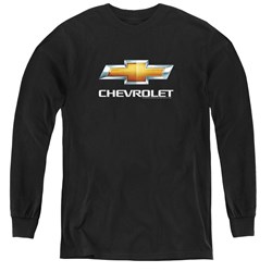 Chevrolet - Youth Chevy Bowtie Stacked Long Sleeve T-Shirt