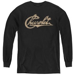 Chevrolet - Youth Chevy Script Long Sleeve T-Shirt