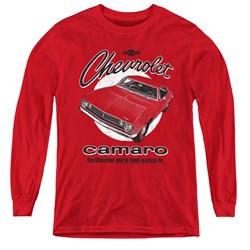 Chevrolet - Youth Retro Camaro Long Sleeve T-Shirt