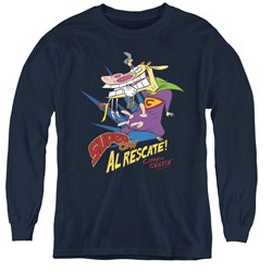 Cow & Chicken - Youth Super Cow Long Sleeve T-Shirt