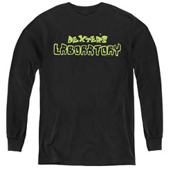 Dexters Laboratory - Youth Dexters Logo Long Sleeve T-Shirt