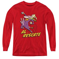 Cow And Chicken - Youth Al Rescate Long Sleeve T-Shirt