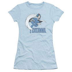Zatanna Juniors S/S T-shirt in Light Blue by DC Comics