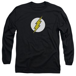 Dc - Mens Flash Logo Long Sleeve T-Shirt