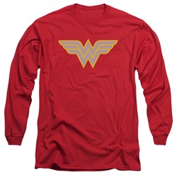 DC Comics - Mens Ww Logo Long Sleeve T-Shirt