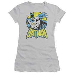 Dc Comics - Batman Juniors T-Shirt In Silver
