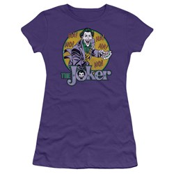 The Joker Juniors S/S T-shirt in Purple by DC Comics