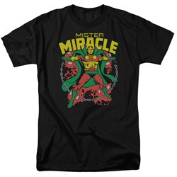 Dc Comics - Mr. Miracle Adult T-Shirt In Black
