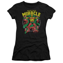 Dc Comics - Mr. Miracle Juniors T-Shirt In Black