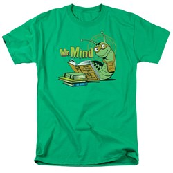 Dc Comics - Mr. Mind Adult T-Shirt In Kelly Green