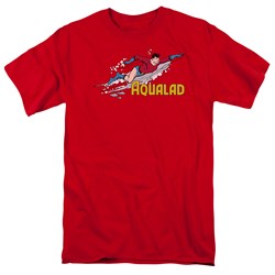 Dc Comics - Aqualad Adult T-Shirt In Red