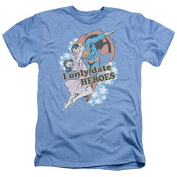 Dc Comics - Mens Fickle T-Shirt In Light Blue