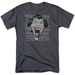 Dc Comics - Dasterdly Merriment Adult T-Shirt In Charcoal