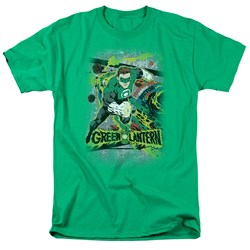 Dc Comics - Space Sector 2814 Adult T-Shirt In Kelly Green