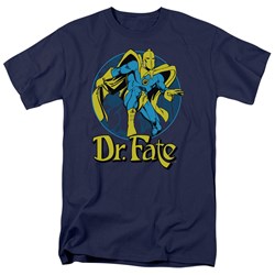 Dc Comics - Dr. Fate Ankh Adult T-Shirt In Navy