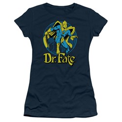 Dc Comics - Dr. Fate Ankh Juniors T-Shirt In Navy