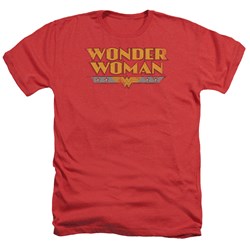Dc Comics - Mens Wonder Woman Logo T-Shirt In Red