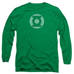 Dc Comics - Mens Gl Little Logos Long Sleeve Shirt In Kelly Green