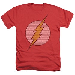 Dc Comics - Mens Flash Little Logos T-Shirt In Red