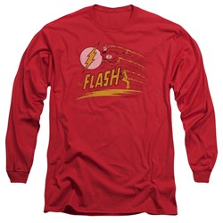Dc Comics - Mens Like Lightning Long Sleeve Shirt In Red