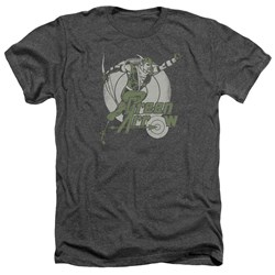 Dc Comics - Mens Right On Target T-Shirt In Charcoal
